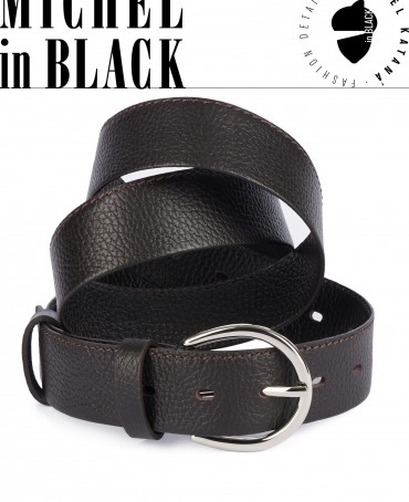 Ремень-Пояс Унисекс MIDE.CERF-35-UNi/BRUN