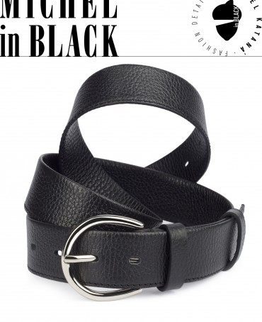 Ремень-Пояс Унисекс MIDE.CERF-35-UNi/NOIR