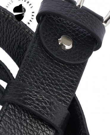 Ремень-Пояс Унисекс MIDE.CERF-35-UNi/NOIR