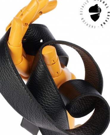 Ремень-Пояс Унисекс MIDE.CERF-40-PAu/NOIR