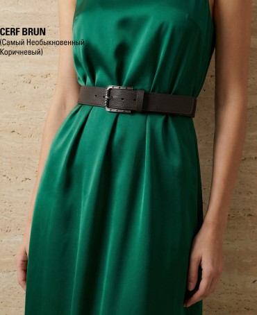 Ремень-Пояс Унисекс MIDE.CERF-40-PNo/BRUN