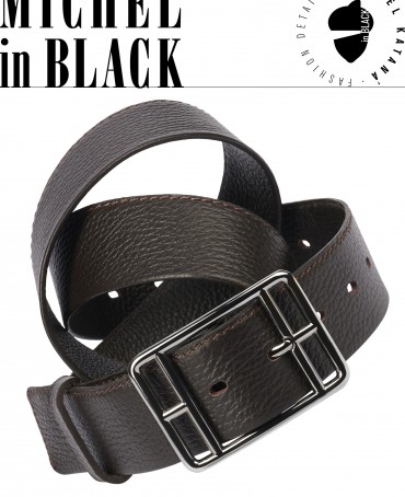 Ремень-Пояс Унисекс MIDE.CERF-40-UNi/CHOCO