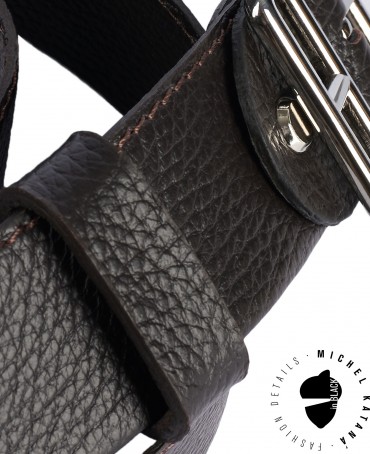 Ремень-Пояс Унисекс MIDE.CERF-40-UNi/CHOCO