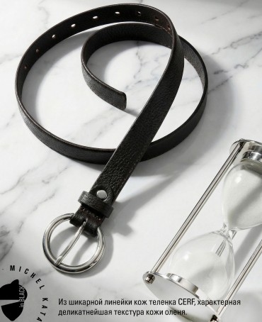 Ремень-Пояс Женский MOA.CERF-20-UNi/NOIR.Ag