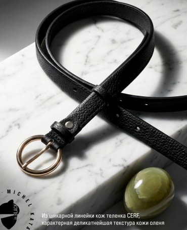 Ремень-Пояс Женский MOA.CERF-20-UNi/NOIR.Aur