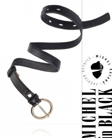 Ремень-Пояс Женский MOA.CERF-20-UNi/NOIR.Aur