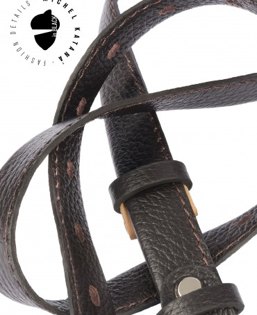 Ремень-Пояс Женский MOA.CERF-20-UNi/CHOCO.Ag