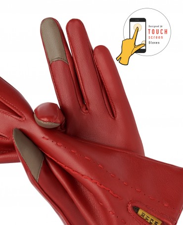 Перчатки Женские icAs.K11-ELEGE/ROUGE