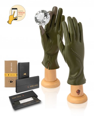 Перчатки Женские io.K11-EGILE/OLIVE