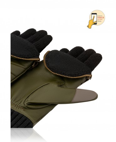 Варежки Женские io.K11-MITAINE31/OLIVE