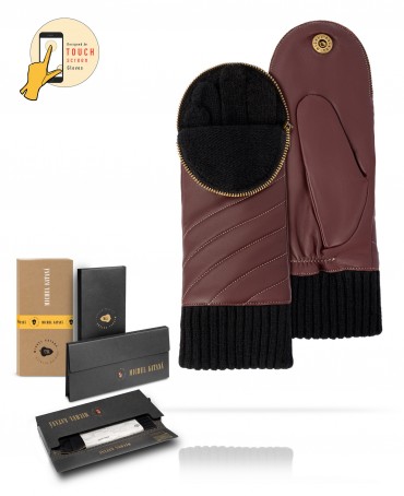 Варежки Женские io.K11-MITAINE31/WINE