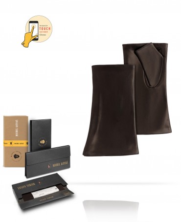 Перчатки-митенки Женские io.K81-ARTISI/BL