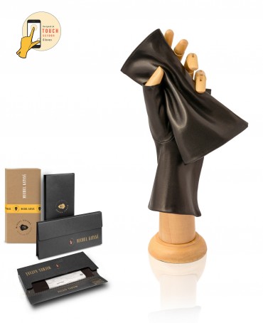 Перчатки-митенки Женские io.K81-ARTISI/BL