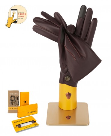 Перчатки Мужские icD.K83-ATHJON/COFFEE