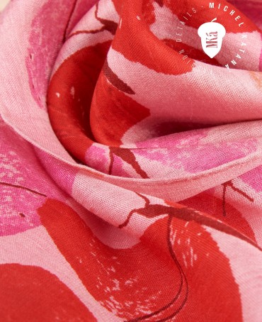 Палантин Женский SN40-BUTTERFLY/PINK