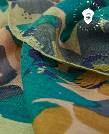 Палантин Женский SN40-NEO.FLORAL/BROWN