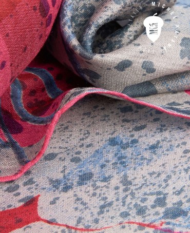 Палантин Женский SN40-GINKO/FUSHIA