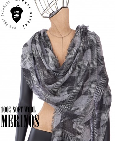 Палантин Унисекс JqTQ.W60_24DMW-2.C/GRIS