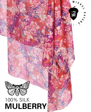 Палантин Женский SN40-TROPICAL/PINK