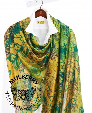 Палантин Женский SN40-TROPICAL/GREEN