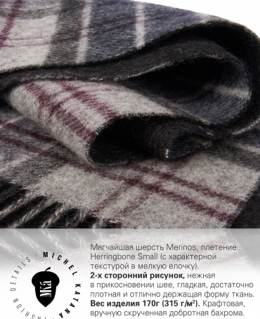 Шарф Унисекс F3-2TQ.W315_GZ-765B/BRUN.L