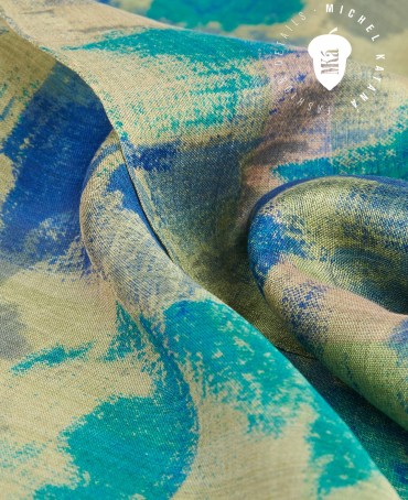 Палантин Женский SN40-PATCH/BLUE