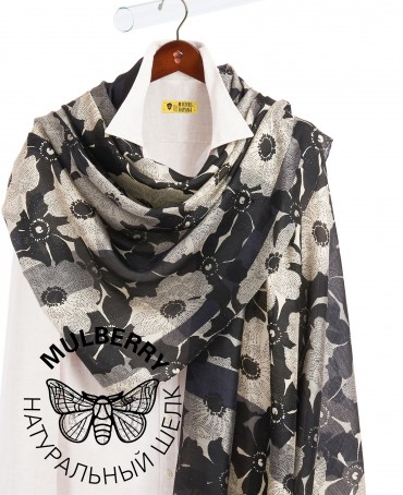 Палантин Женский SN40-MONO/GREY