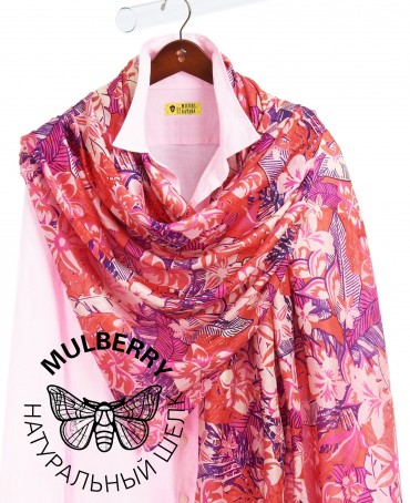 Палантин Женский SN40-TROPICAL/PINK