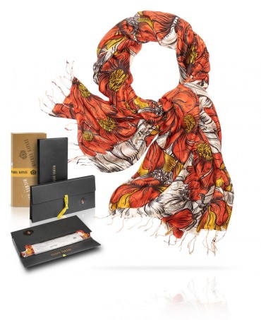 Палантин Женский S30-RENAISSANCE.FL/ORANGE