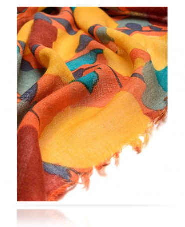 Палантин Унисекс JW70-JARDIN.DE.FL/ORANGE