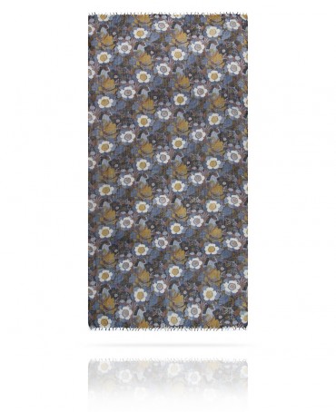 Палантин Женский W40.120-JARDIN/GRIS