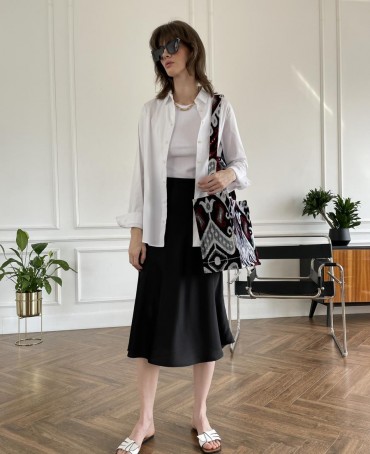 Шелковый тоут Grand (L) FEMINA VIRTUTIS! (Цветы женской силы) FEMINA.VIRTUTIS/L