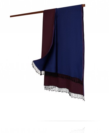 Шаль Унисекс W750-CHALE/WINE.NAVY