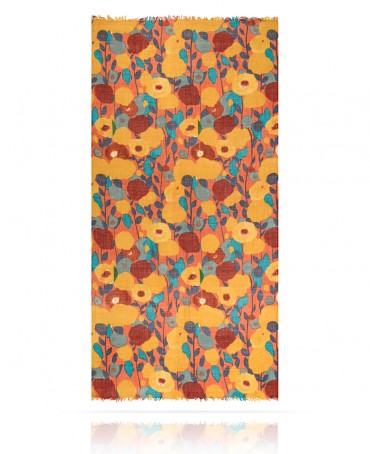 Палантин Унисекс JW70-JARDIN.DE.FL/ORANGE