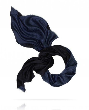 Палантин Унисекс WS90-MOIRE/BLUE.NOIR