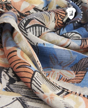 Палантин Женский SN40-TROPICAL/GREY