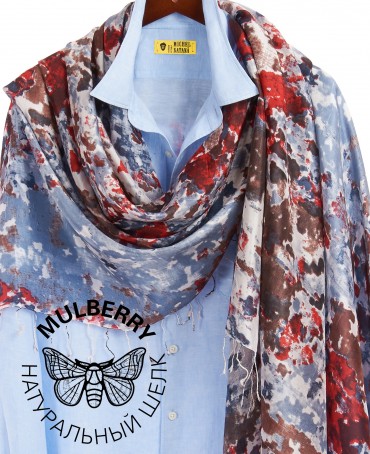 Палантин Женский S30-MAZE/GREY