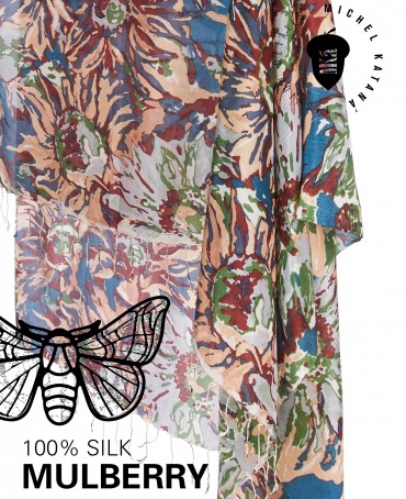 Палантин Женский S30-SUNFLOWER/BROWN