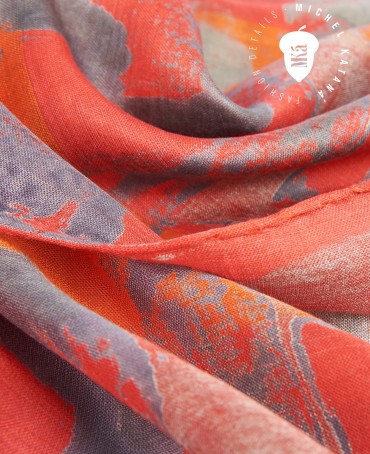 Палантин Женский SN40-PATCH/ORANGE