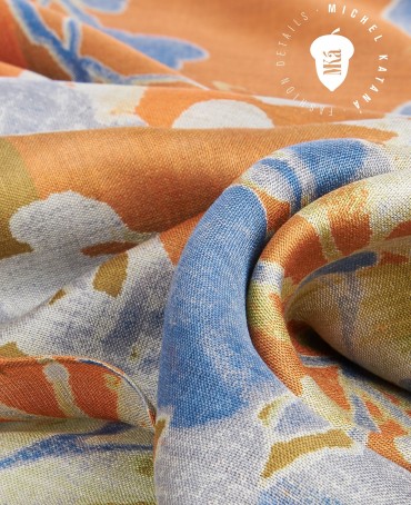 Палантин Женский SN40-SHADOW/ORANGE