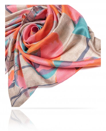 Палантин Женский SN40-POPPY.FLOW/PINK