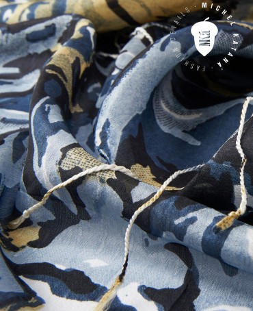 Палантин Женский S30-SUNFLOWER/GREY