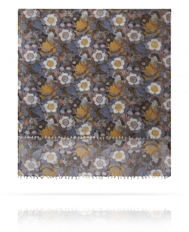 Палантин Женский W40.120-JARDIN/GRIS