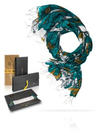 Палантин Женский S30-RENAISSANCE.FL/TURQU