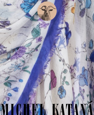 Палантин Унисекс P.CASH40_24-TPC-4/FL.BLEU