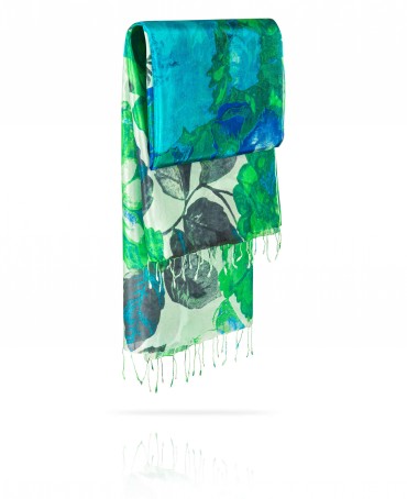 Палантин Женский S30-RIVIERA.FL/BLUE.GREEN