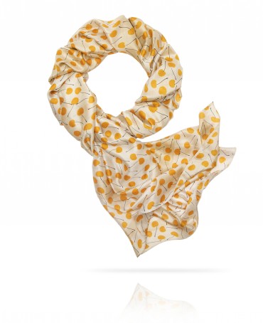 Палантин Женский SN40-CHERRY/TAUPE