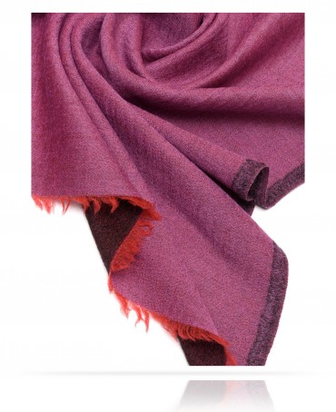 Палантин Унисекс WS90-MOIRE/NOIR.LAVANDE