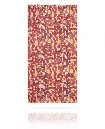 Палантин Женский W40.120-LABITINTHE/ROUGE