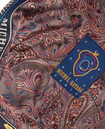 Кепка с козырьком, Бейсболка Мужская-Унисекс TWEED GLASGOW LATE MIST из твида (Плотная Костюмно-Блейзерная ШЕРСТЬ) TWEED.6-GLASGOW/LATE.MIST